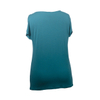 European Ladie's V-Neck T Shirt, Summer Blouse, Fashion Clothing, Solid and Printing Top