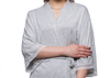 Jersey 3/4 Sleeve Nightgown V Neck Summer Nightwear for Ladies and Women