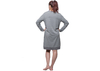 Ladies Comfortable Long Sleeve Stripped Pajamas Nightwear for Woman, Bamboo Cotton Fabric
